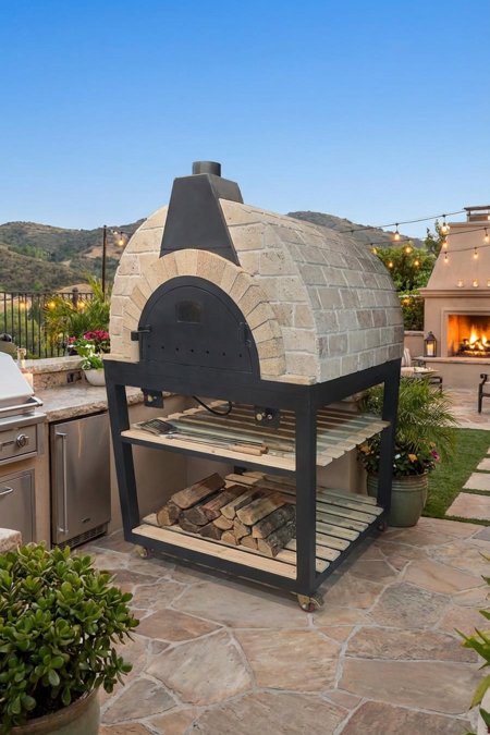 فرن خبيز وصواني وخروف كامل – قبة حجر (حطب) | مقاس 120×120